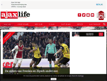 Tablet Screenshot of ajaxlife.nl